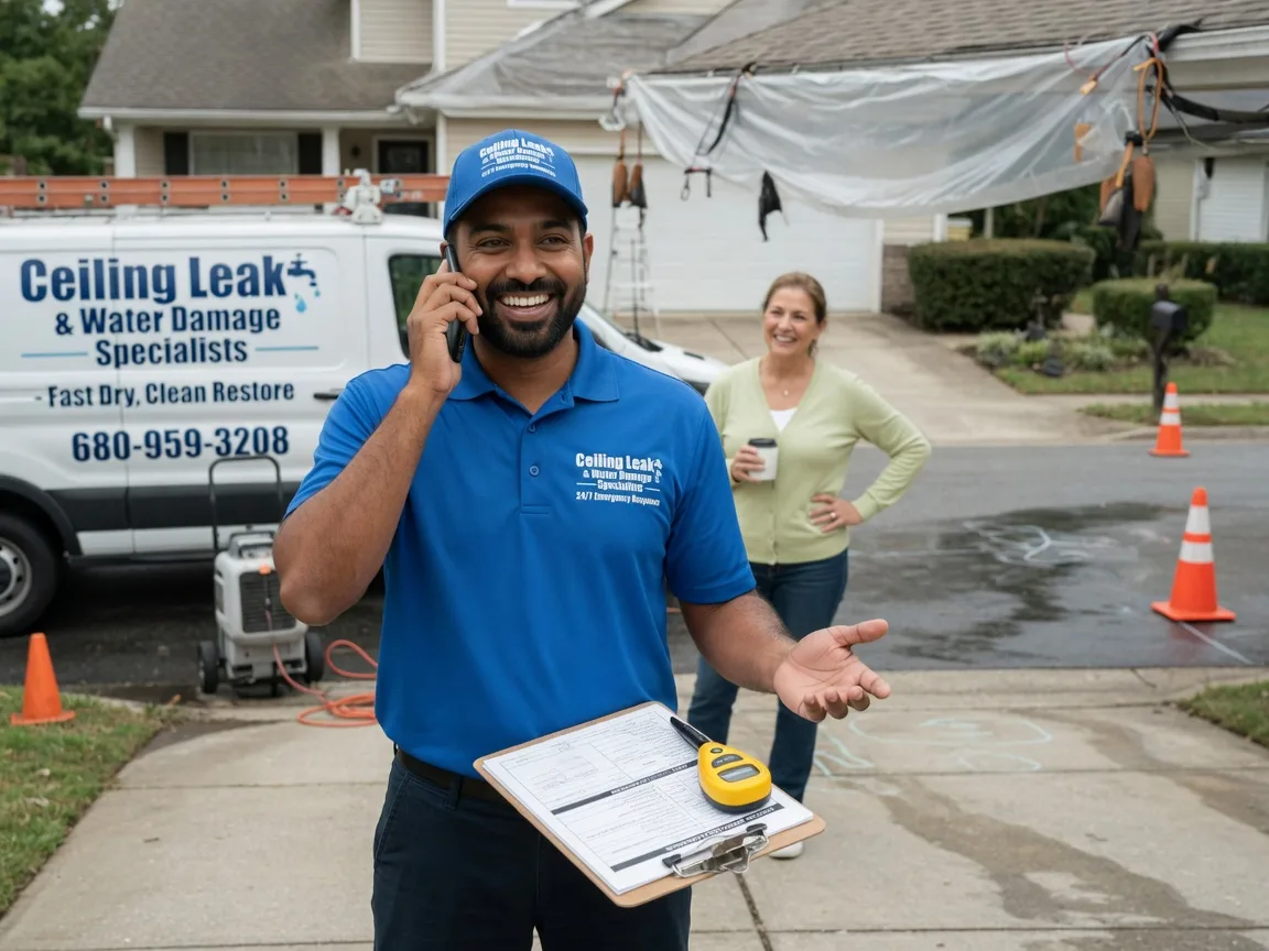 Ceiling Leak Cleanup Granby, MO FAQs